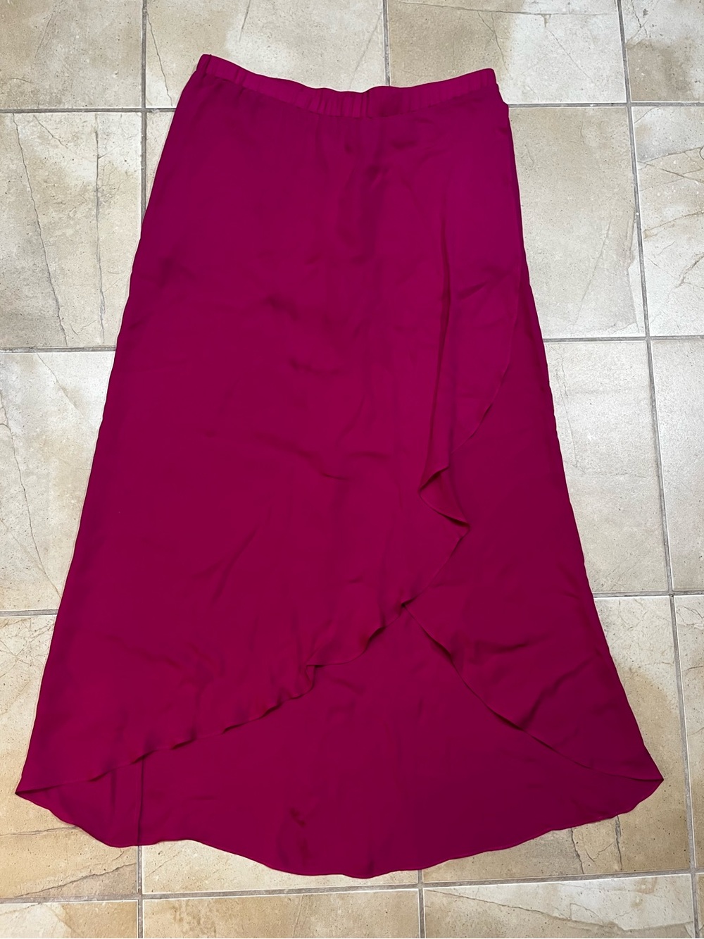 Haute Hippie Silk Long Layered Flowy Skort NWT Size Large